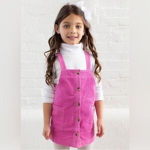 Sammy + Nat Georgia Corduroy Jumper in Super Pink Size 3